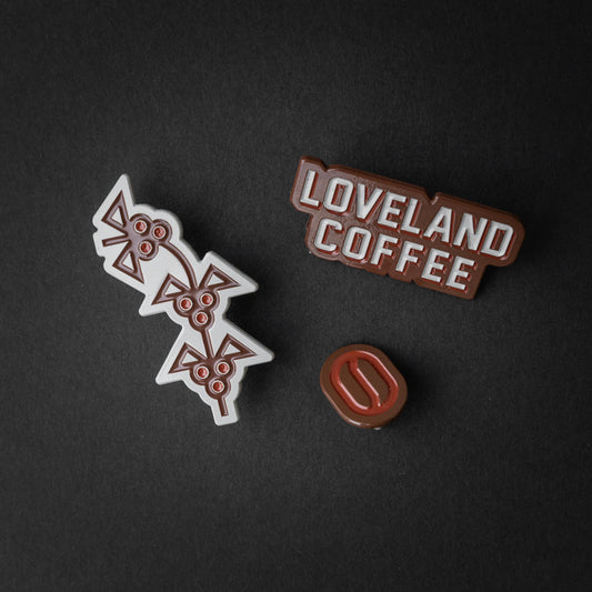Loveland Coffee Enamel Pin Pack #1